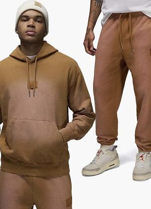 Спортивный костюм мужской jordan suit tie-die brown