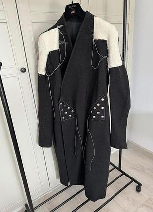 Рідкісне пальто rick owens шерсть, розмір м-л