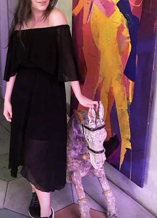 Чорна сукня від river island (розмір m)