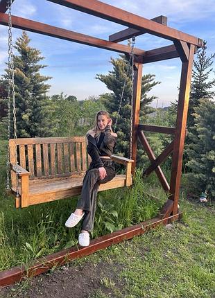 Велюровий костюм s–m штани прямі, кофта на змійці. стан супер. продаю — пишіть