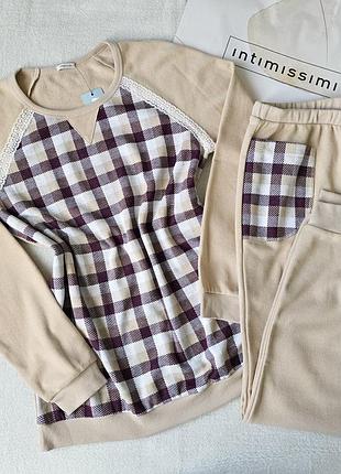 Теплий комплект для дому та відпочинку піжама intimissimi