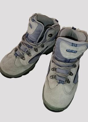 Треккинговые ботинки, водонепроницаемые, р. 39, унисекс outdoor серые бежевые