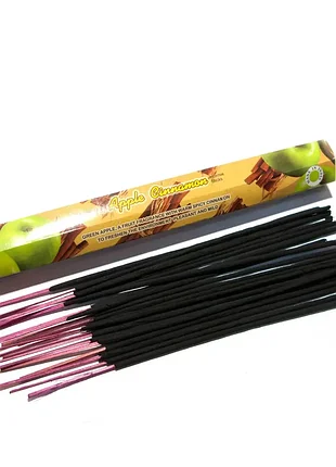 Благовоние apple cinnamon (яблоко и корица) (darshan) (20 шт) (смотрите описание) аромапалочки