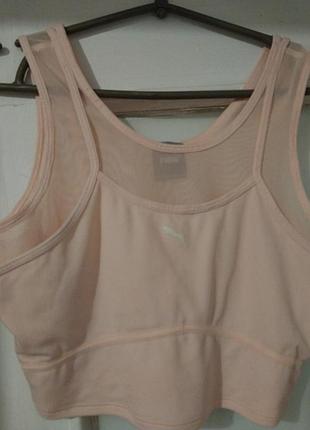 Спортивная майка нежно розового цвета