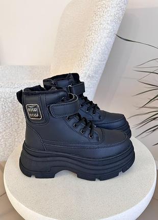 Зимние ботинки на девочку