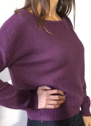 Шерстяной женский фиолетовый  свитер vila