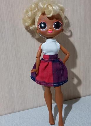 Юбка,блуза. Одежда для куклы лолл mmg. lol