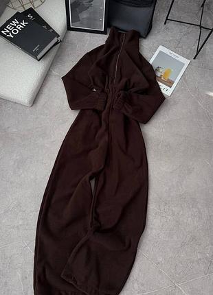 Флісовий комбінезон на затяжках