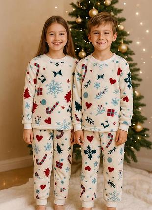Махрова піжама для дівчинки домашній комплект зріст 86см-158см