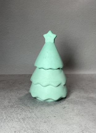 Гіпсове кашпо - ялинка із зірочкою