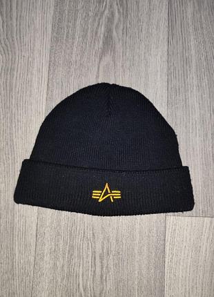 Шапка alpha industries