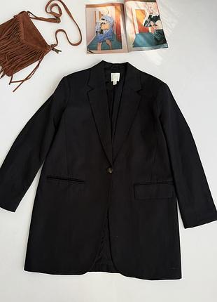 Лляний подовжений піджак