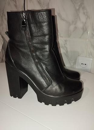 Кожаные боты