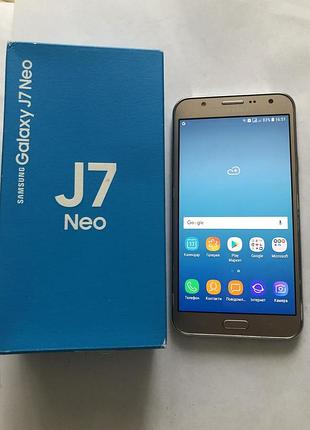 Смартфон samsung galaxy neo j7 j701f gold 2/16, 2017