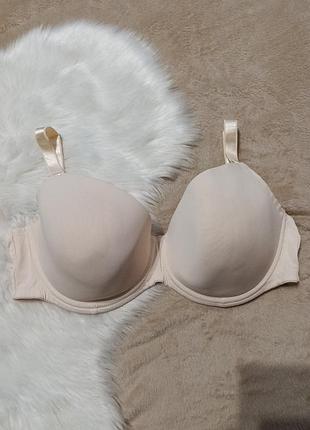Нюанс ❗ бюстгальтер ущільнений бежевий 34g 75h