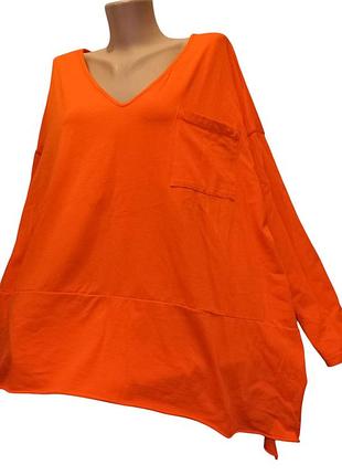 Асимметричный лонгслив - туника до 70р