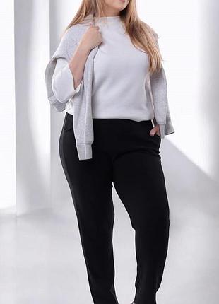 Штани трикотажні з екохутром – зігріють навіть у холодні дні💨