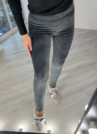 На меху ❄ велюровые теплые лосины бесшовные на высокой посадке утяжки зимние