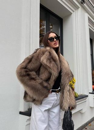 Нереально крута шубка в принт