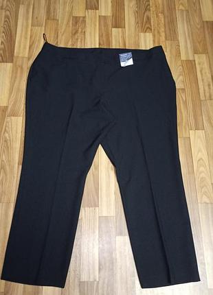 Черные брюки бон марше полиэстер размер 24 большой размер плюс сайз батал
