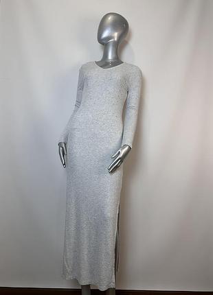 🖤длинное платье трикотажное стразы сваровски uk 8