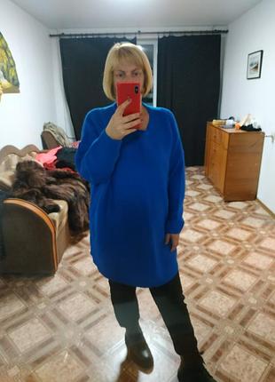 Свитер туника кофта большого размера. батал.