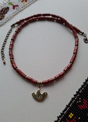 Намисто "пташка"