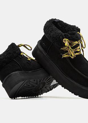 Зимние женские угги ugg funkarra black (мех) 36-37-38-39-40-41