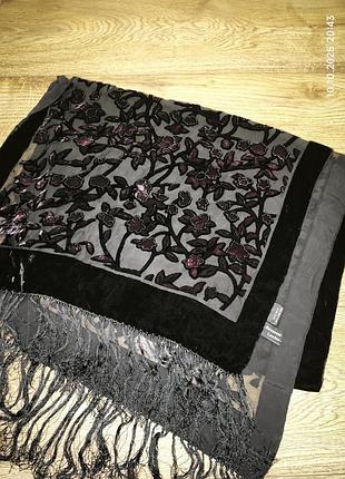 Besarani london шарф шелк вискоза
