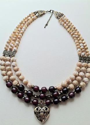 Ожерелье "петриковское сердце"