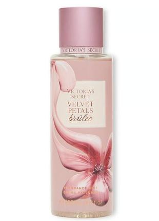 Парфюмированный спрей для тела velvet petals brulee victoria’s secret 🎀
