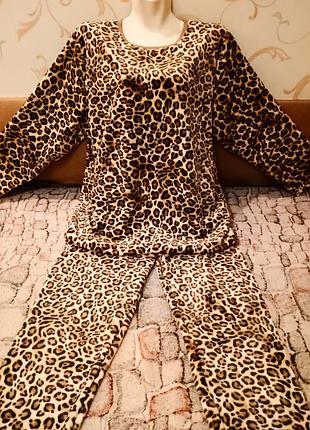 Костюмы/пижами женские махра велсофт. опт, розье