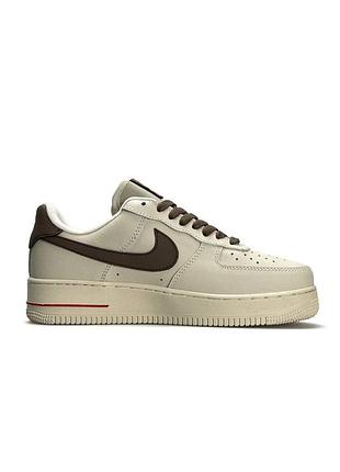 Nike air force 1 low new beige brown