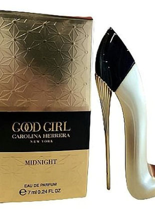 Carolina herrera good girl midnight оригинальная миниатюра 7 мл