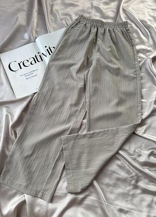 Штани базові шеін пісочні/беж ххс-хс