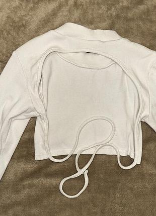 Кофтинка з відкритою спинкою