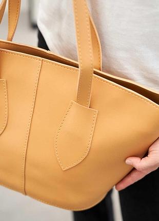 Женская сумочка «марта» желтая