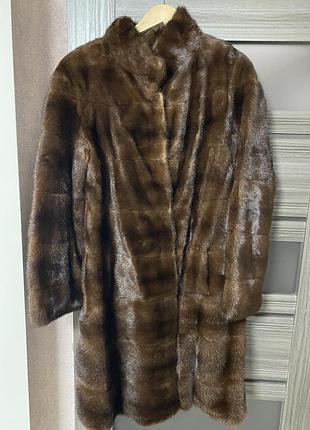 Норковая шуба ант стан новой с капюшоном