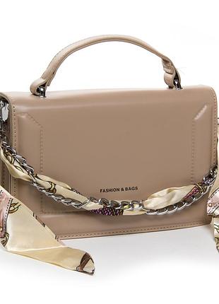 Сумка женская классическая иск-кожа fashion 22 9032 khaki