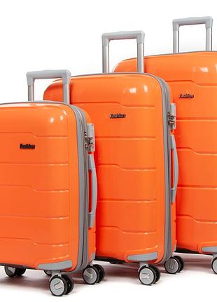 Podium дорожня валіза 31 abs-пластик fashion pp-1 810 orange