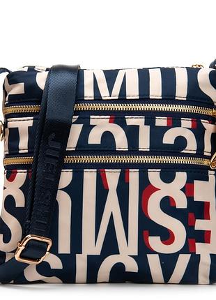 Podium сумка жіноча текстиль поліамід jielshi 2610-2 blue letters