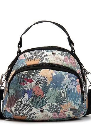 Podium сумка жіноча текстиль поліамід jielshi 1631 flowers