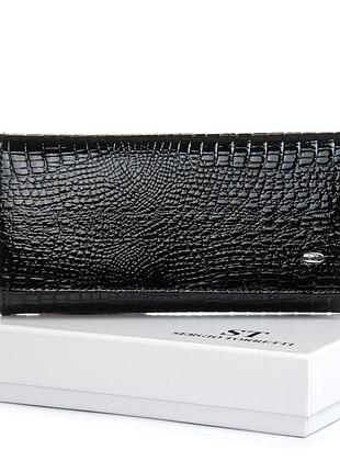 Podium гаманець lr жіноча шкіра-лак sergio torretti few501 black