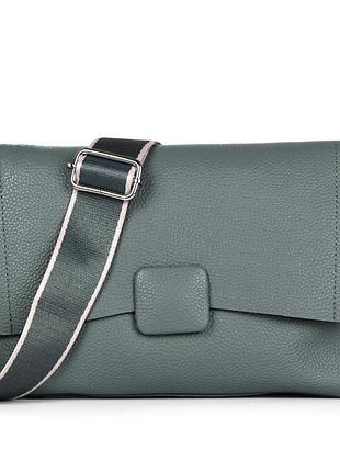 Podium сумка женская классическая кожа alex rai 99115 blue green