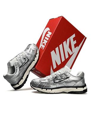 Nike p-6000 w silver beige