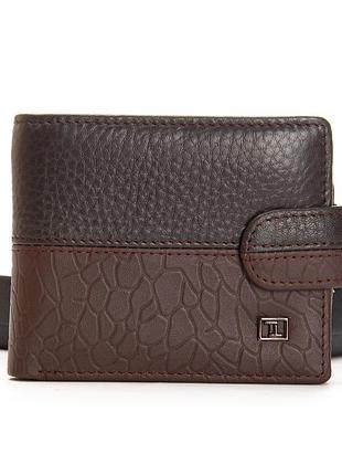 Podium кошелек be мужской кожа bretton 208-l0613 brown mix