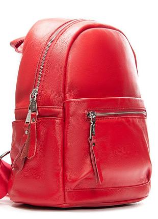 Podium сумка женская рюкзак кожа alex rai 8635-9 red