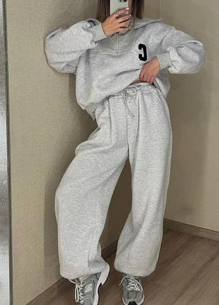 Must have 🤩 мега зручний оверсайз костюм , люкс якість 👌🏻 худі та широкі джоггери алладіни, спортивний брючний