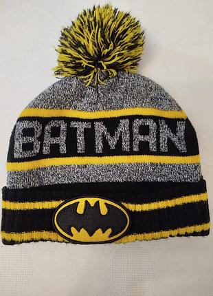 Детская шапка на мальчика 7-10 лет