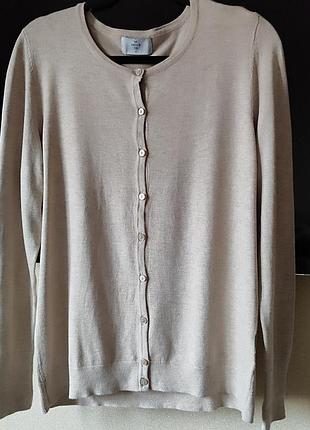 Бежевый кардиган из вискозы c&amp;a